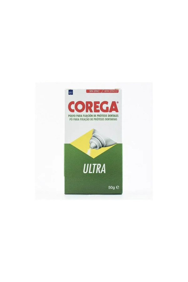 Corega® Poudre Ultra-Adhésive 50g: Une force de maintien incroyable