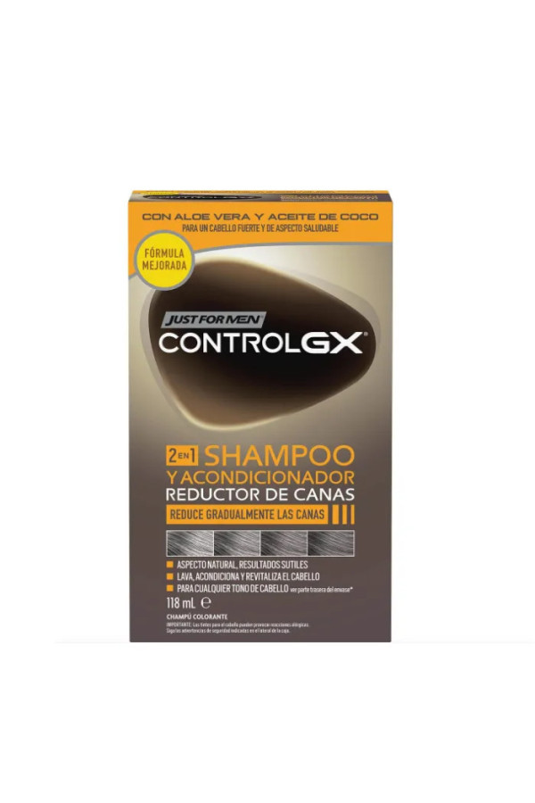 Shampooing anti-cheveux gris Control Gx Just for Men 118ml