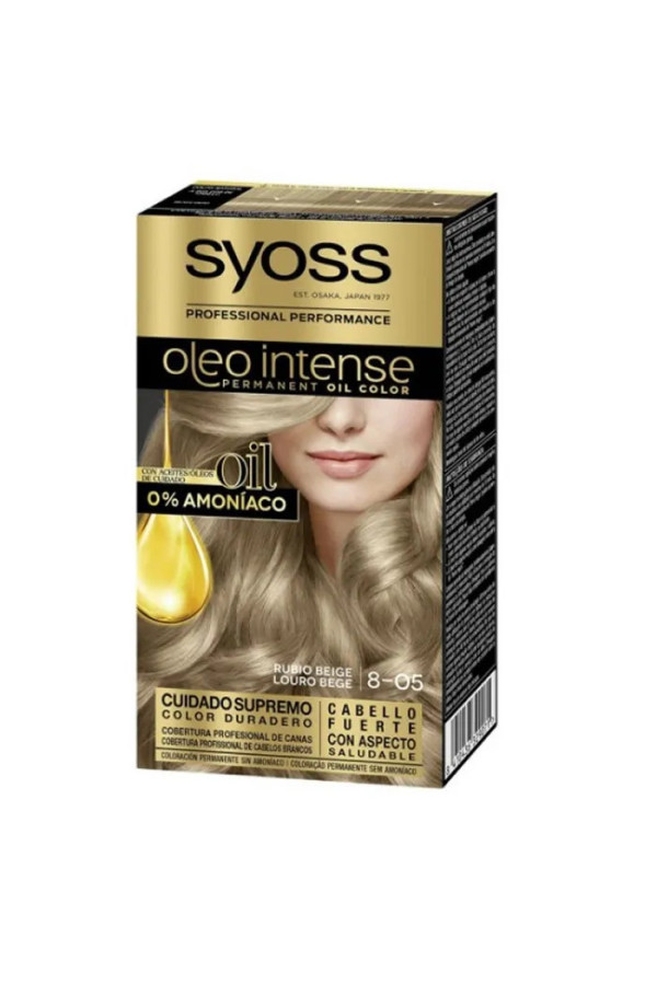Syoss Oleo Intense: Coloration Permanente 8-05 Blond Beige