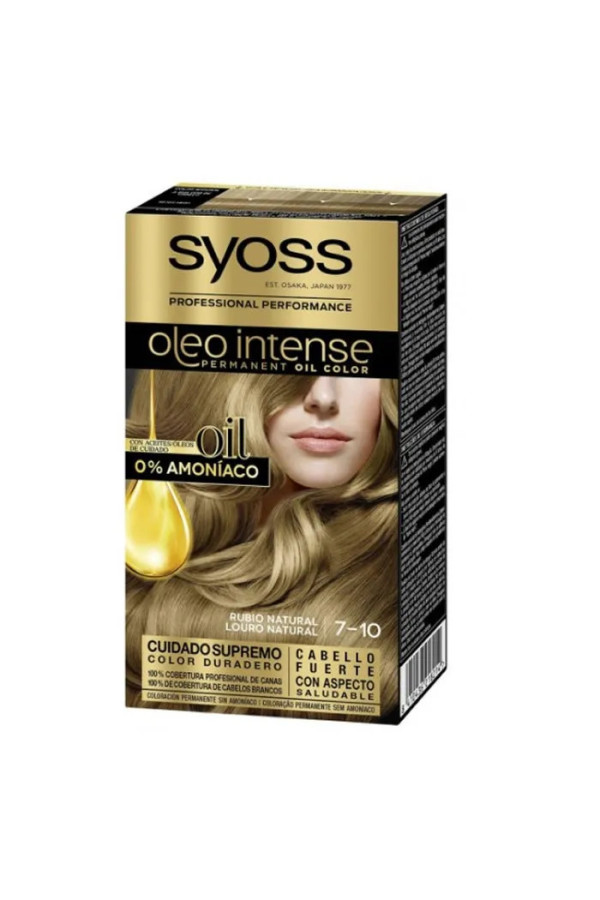 Coloration capillaire permanente Syoss Oleo Intense 7-10 Blonde Naturelle