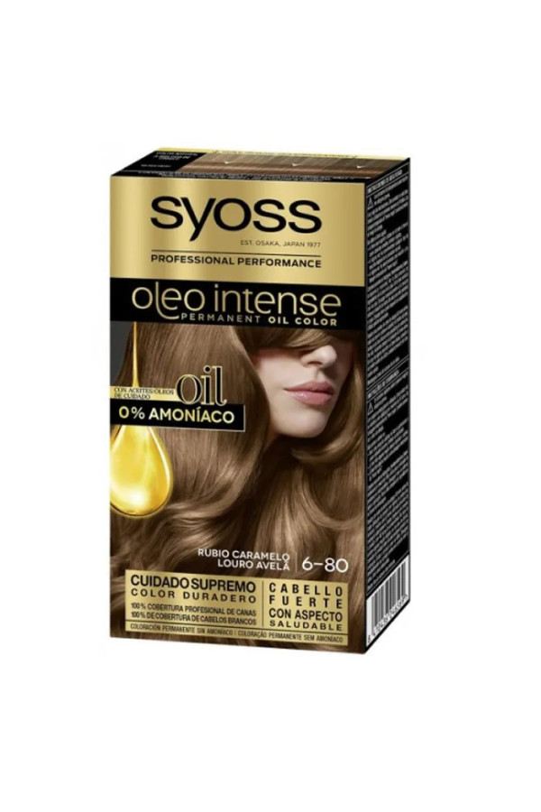 Syoss Oleo Intense: Coloration Permanente 6-80 Blond Caramel