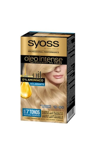Syoss Oleo Intense - Coloration Permanente 12-0 Éclaircissant Radical