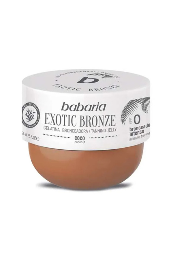 Obtenez un bronzage exotique avec le Gel Bronzant Babaria Coconut SPF0 75ml