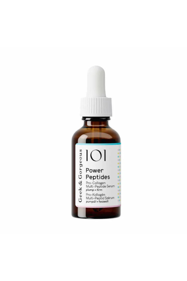 Geek And Gorgeous Power Peptides 30ml - Synergie de soins anti-âge