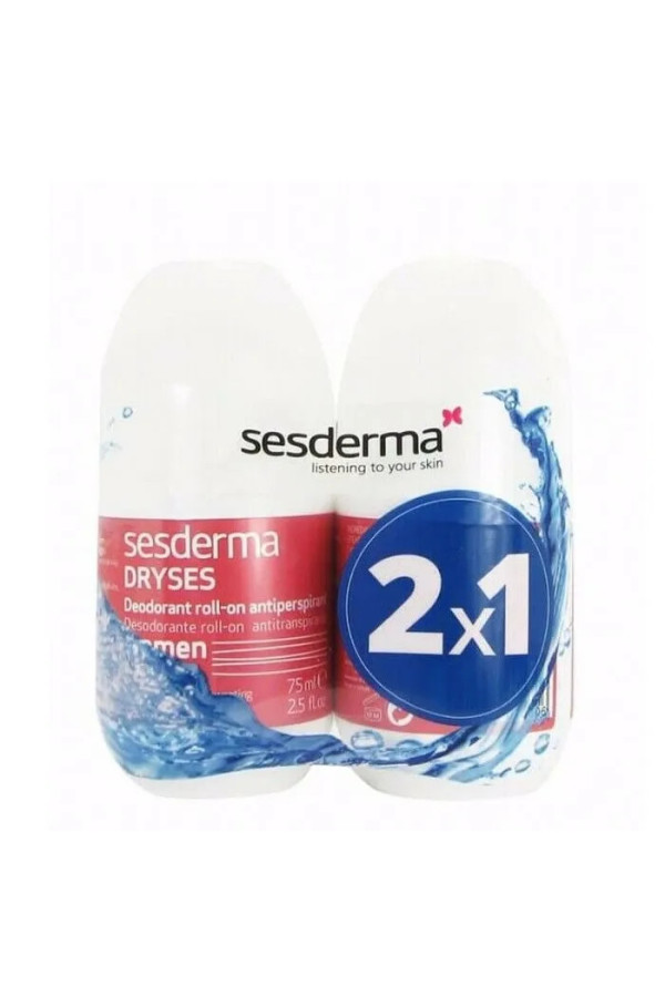 Pack deodorant antitranspirant pour femmes Sesderma Dryses 2x75ml