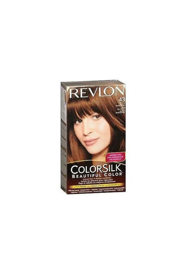 Revlon Colorsilk Sans Ammoniaque 43 Marron Doré Moyen