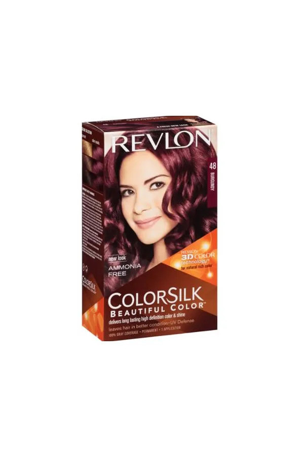 Revlon Colorsilk sans Ammoniaque 48 Bourgogne - Couleur Intense