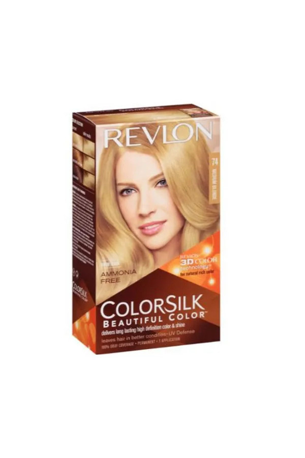 Revlon Colorsilk Sans Ammoniaque 74 Moyen Blond - Couleur naturelle sans compromis