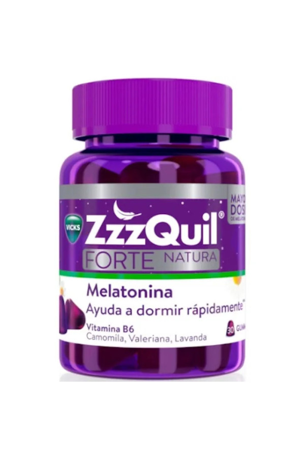 Vicks Zzzquil Forte Nature Mélatonine 30 pièces - Sommeil naturel assuré
