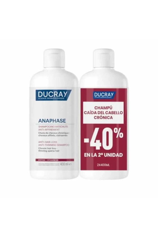 Shampooing Ducray Anaphase 2x400 ml - Anti chute et affinement