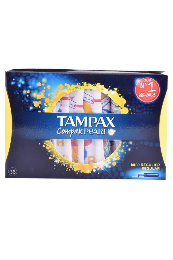 Tampax Pearl Compak Régulier: 36 Unités de Confiance