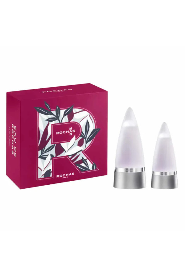 Rochas Man Eau De Toilette Spray 100ml Coffret 2 Produits
