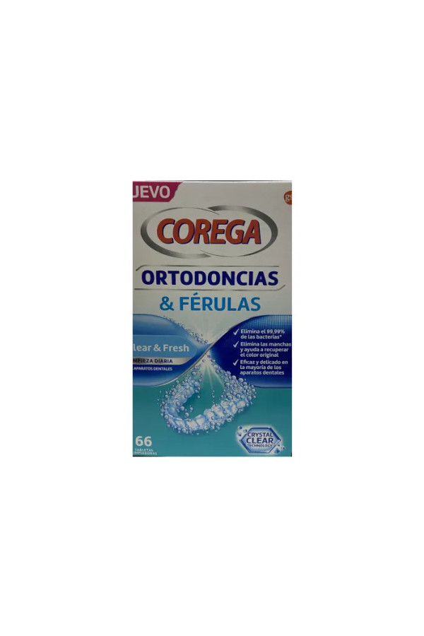 Corega Orthodontie Et Attelles 66 comprimés