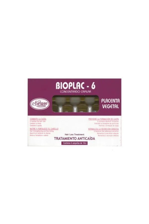Nurana Bioplac-6 Ampoules Traitement Anti Chute 6x10ml
