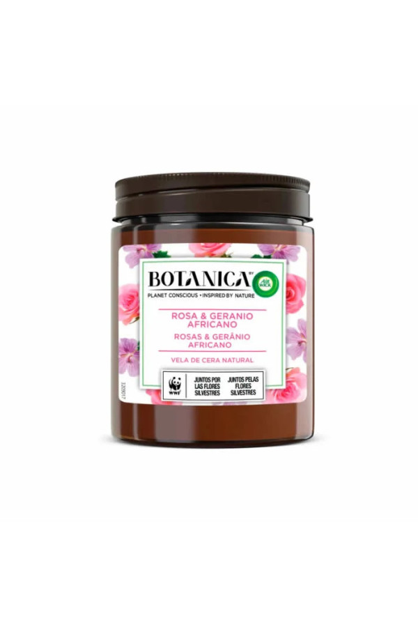 Air Wick Botanica Rose & Geranium Candle 205g