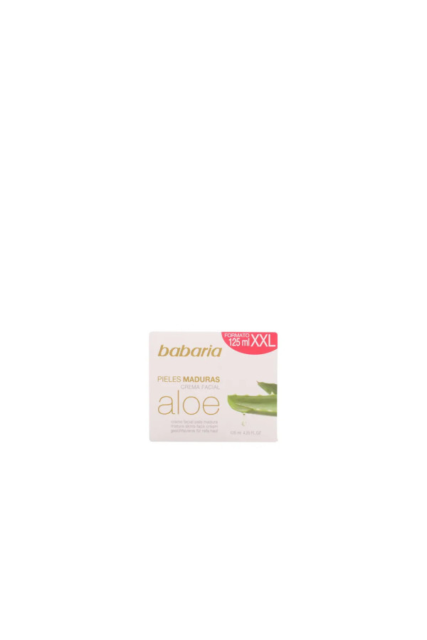 Babaria Aloe Vera Nourrissante Crème Pour Le Visage Peau Mature 125ml