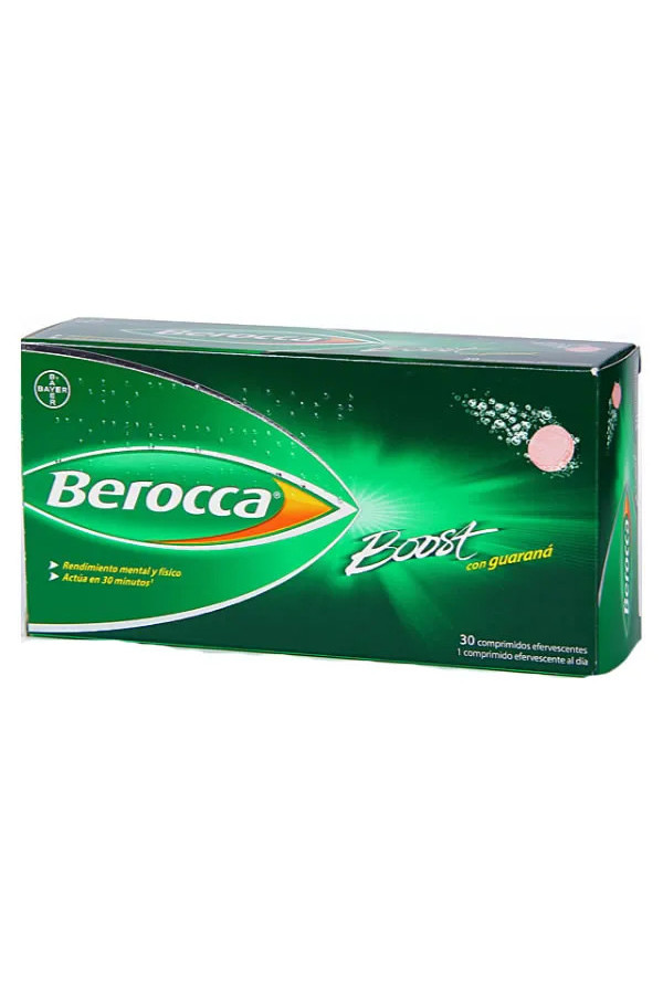 Berocca Boost 30 Comprimés Effervescents Guarana 