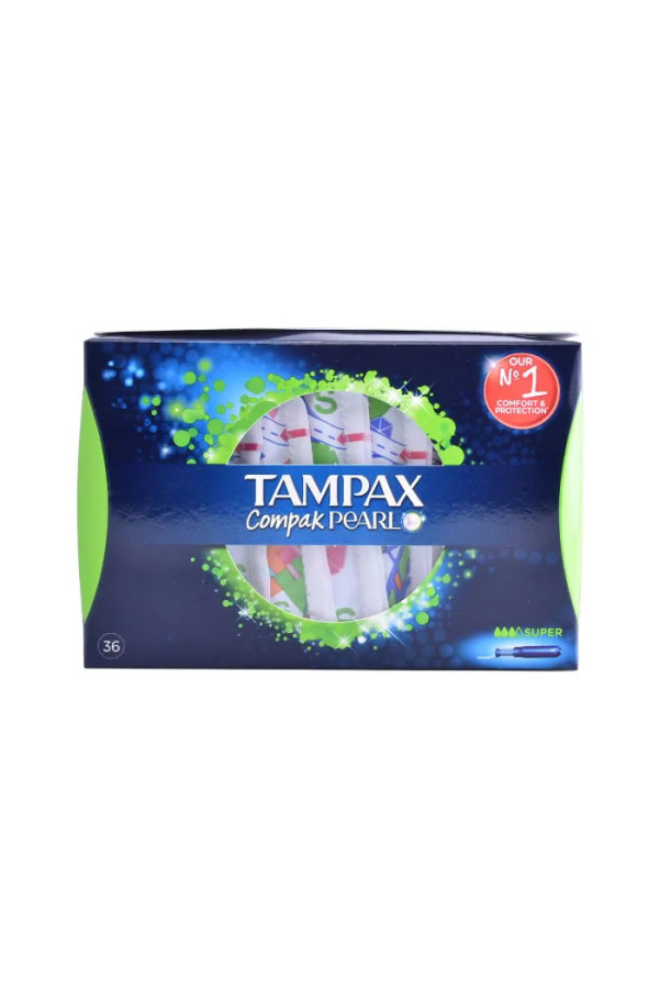 Tampax Pearl Compak Super 36 Unités