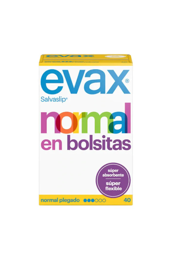 Evax  Normal Fresh Protège Slip Petits Sacs 40 Unités