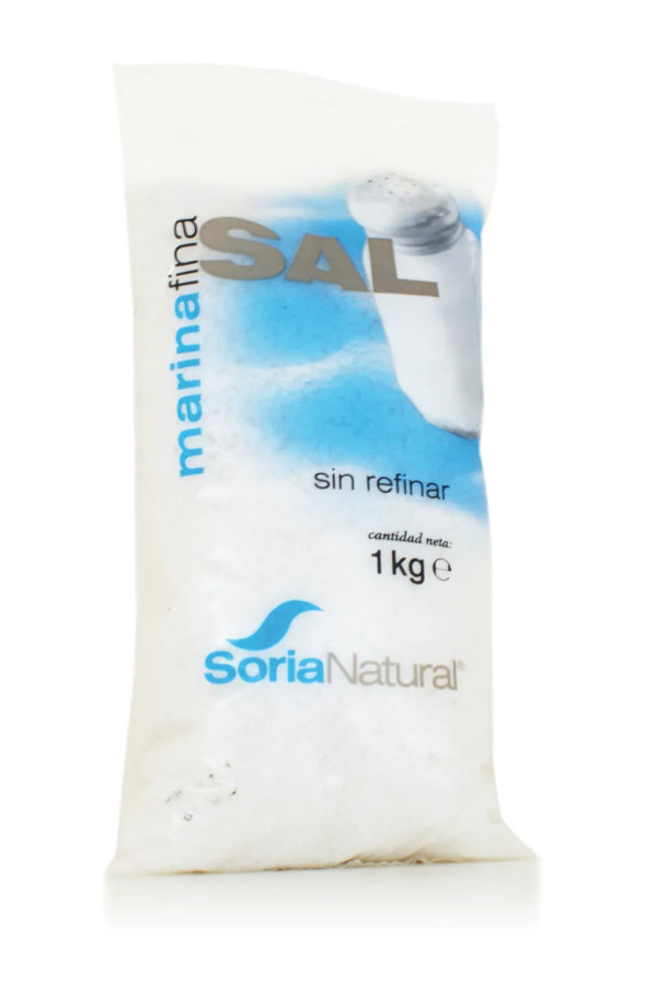 Alecosor Sal Marina Fina Sin Refinar 1 Kg
