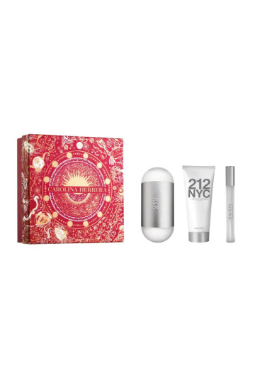 Carolina Herrera 212 Nyc Eau De Toilette Vaporisateur 100ml Coffret 3 Produits Christmas 2023