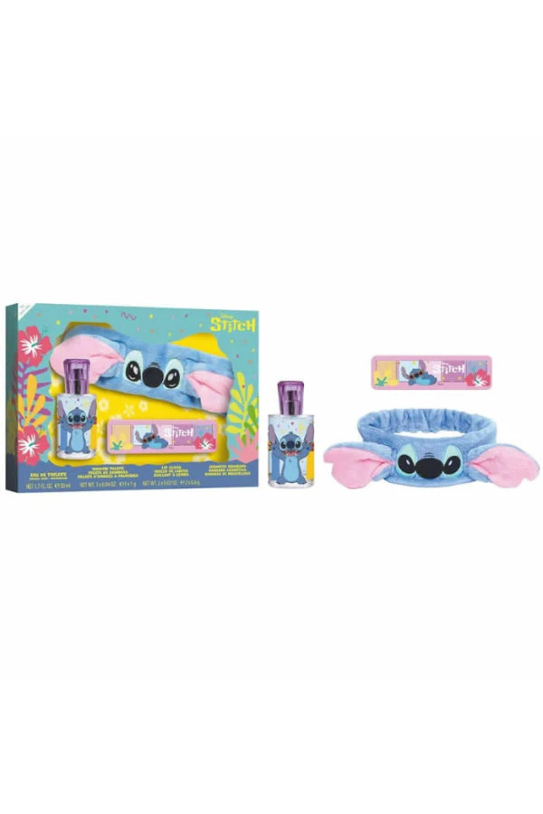 Disney Stitch Eau De Toilette Spray 50ml Coffret 3 Produits