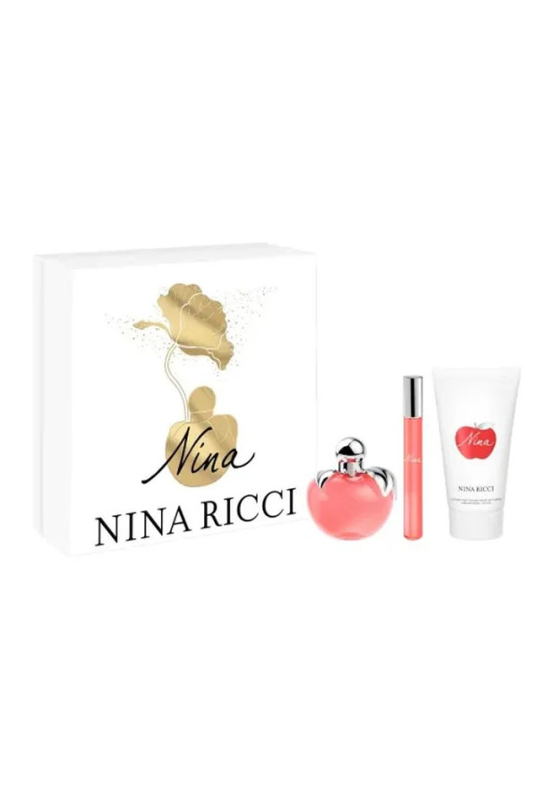 Nina Ricci Nina Eau De Toilette Vaporisateur 50ml Coffret 3 Produits