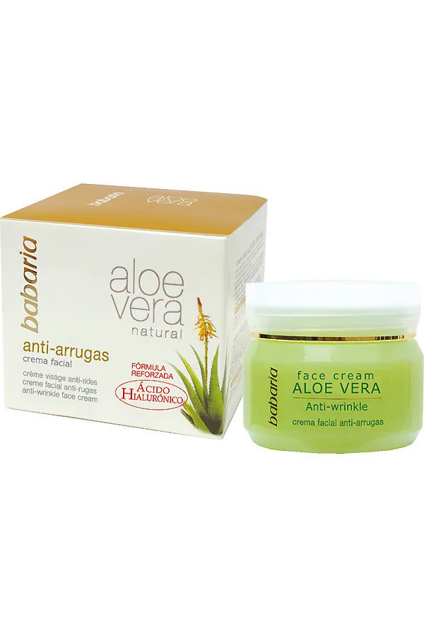 Babaria Natural Crème Faciale Anti Rides Aloe Vera 50ml