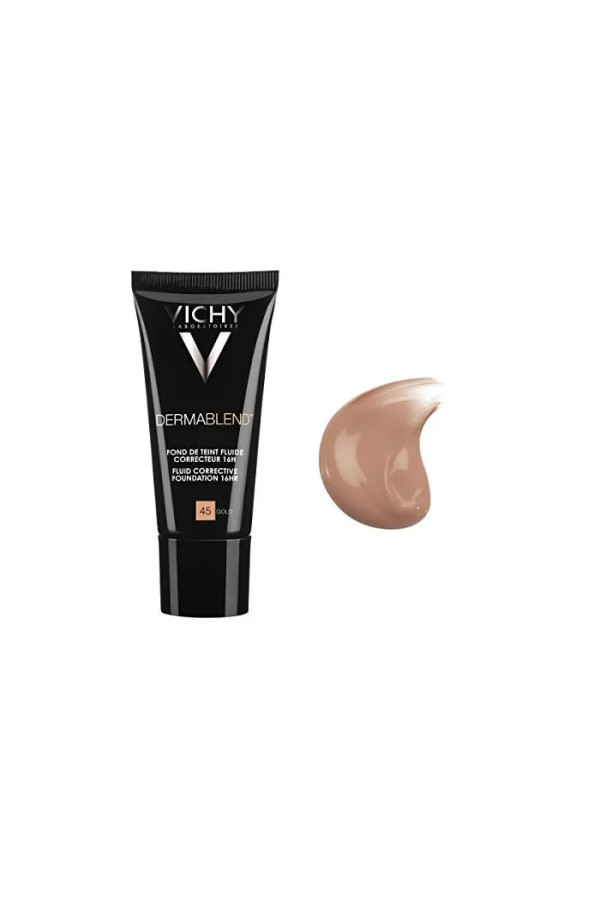 Vichy Dermablend Fond De Teint Correcteur 16h 45 Gold 30ml