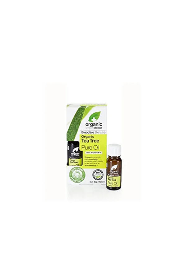 Dr Organic Tea Tree Huile Pure 10ml
