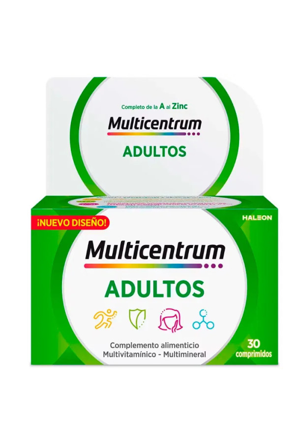 Multicentrum Adultes 30 Comprimés 