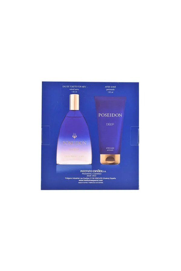 Institito Español Poseidon Deep Eau De Toilette Vaporisateur 150ml Coffret 2 Produits