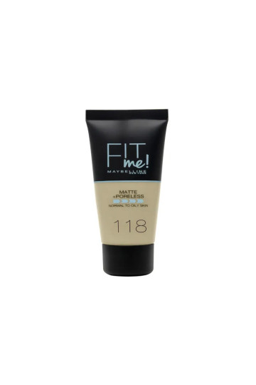 Maybelline Fit Me Matte + Poreless Foundation 118 Nude 30ml