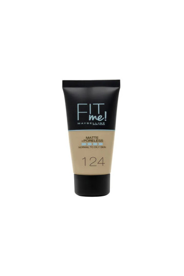 Maybelline Fit Me Matte + Poreless Foundation 124 Soft Sand 30ml