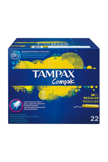 Tampax Compak Regular 22 Unités