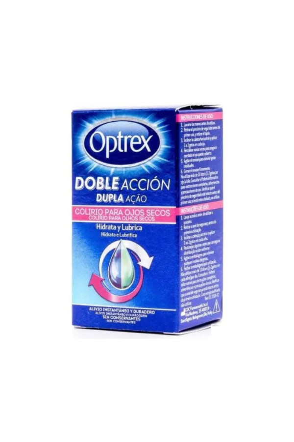 Optrex Doble Acción Splash Gouttes Yeux Secs 10ml