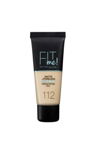 Maybelline Fit Me Matte & Poreless Foundation 112 Soft Beige 30ml