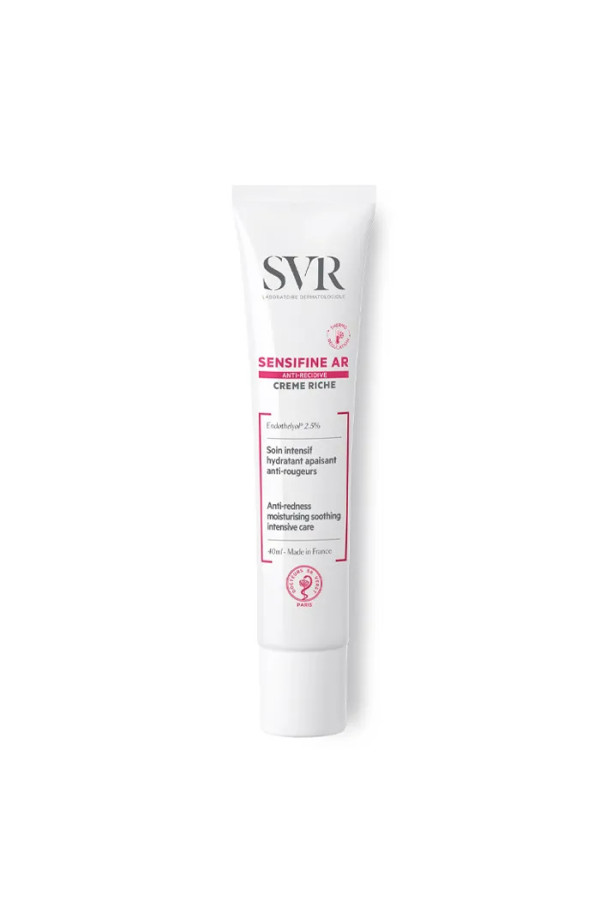 Svr Sensifine Ar Crème Riche Soin Intensif Hydratant Apaisant Anti-Rougeurs 40ml