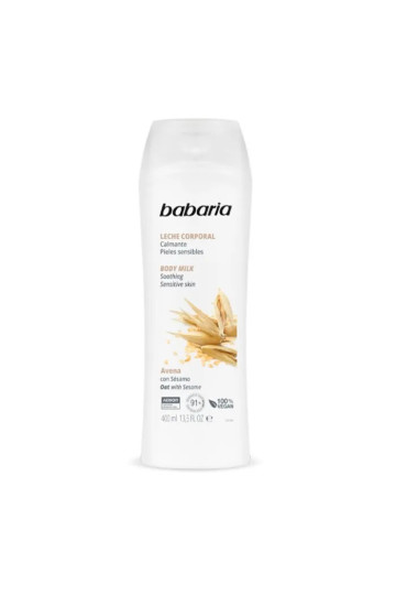 Babaria  L'avoine Et L'huile De Sésame Lait Corps Peau Normale 400ml