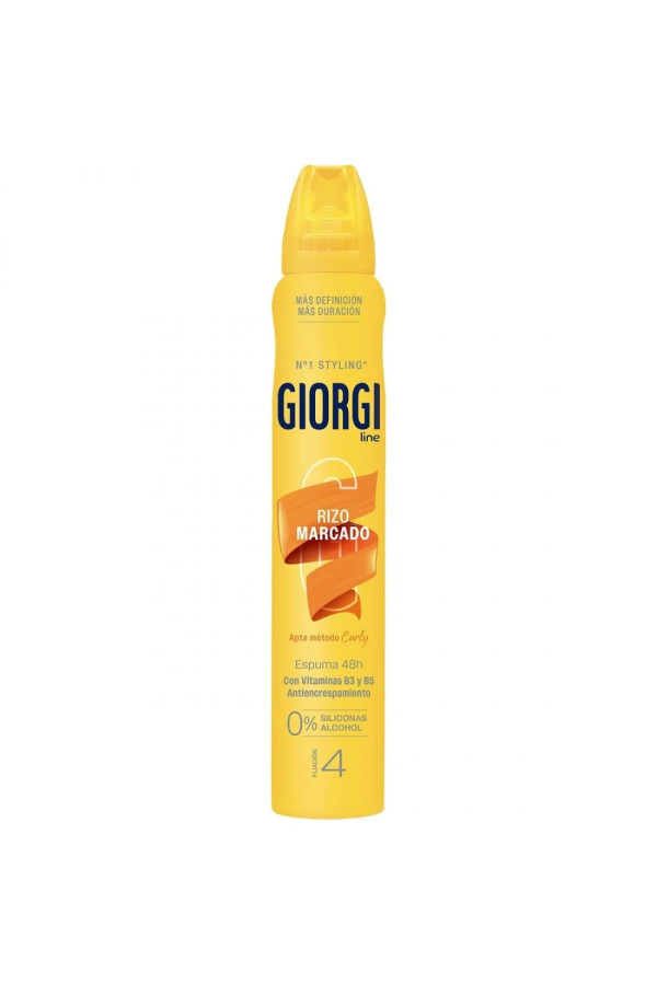 Giorgi Line Rizos Marcados Espuma Fijadora Método Curly N4 250ml