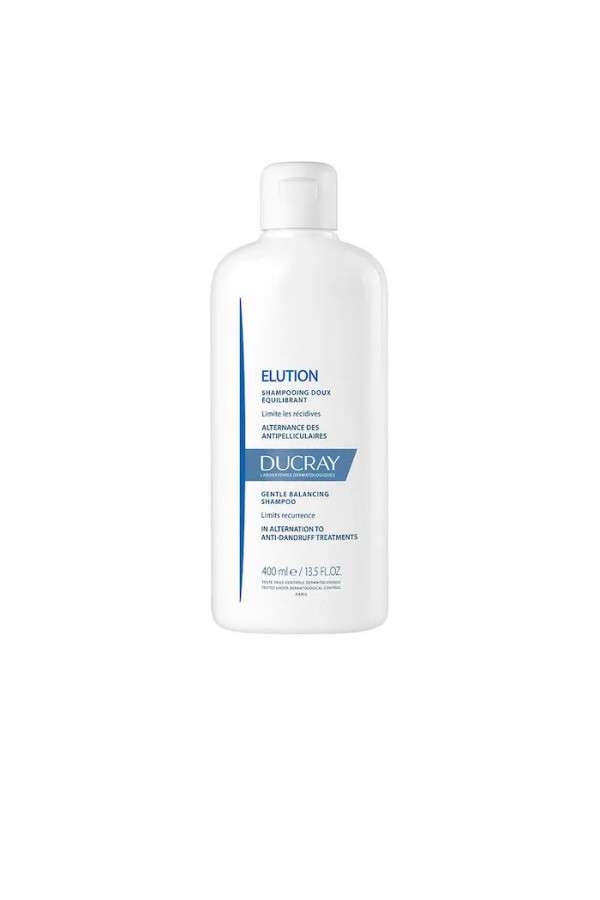 Ducray Elution Shampooing Rééquilibrant Doux Antipelliculaire 400ml