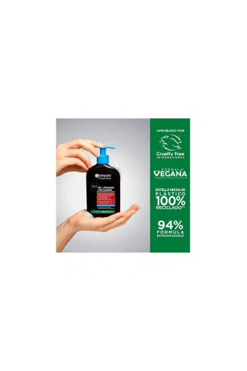 Garnier Pure Active Gel Limpiador Con Carbón 250ml