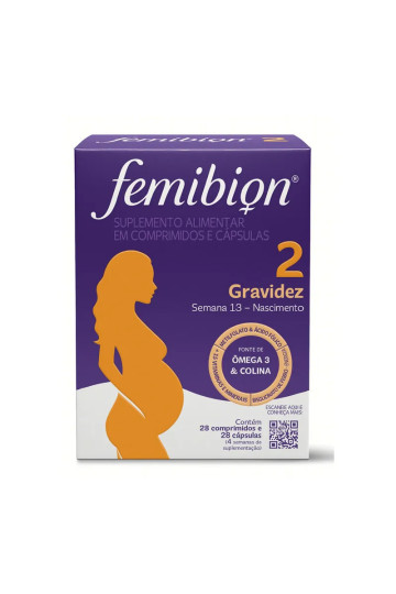 Femibion 2 28 comprimés et 28 gélules