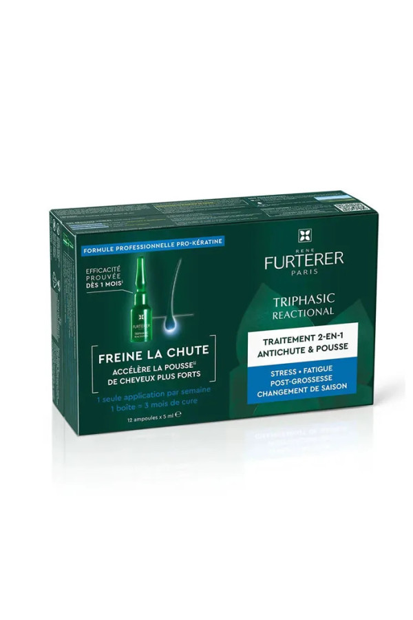 Rene Furterer Triphasic Traitement Anti-Chute 12 Ampoules