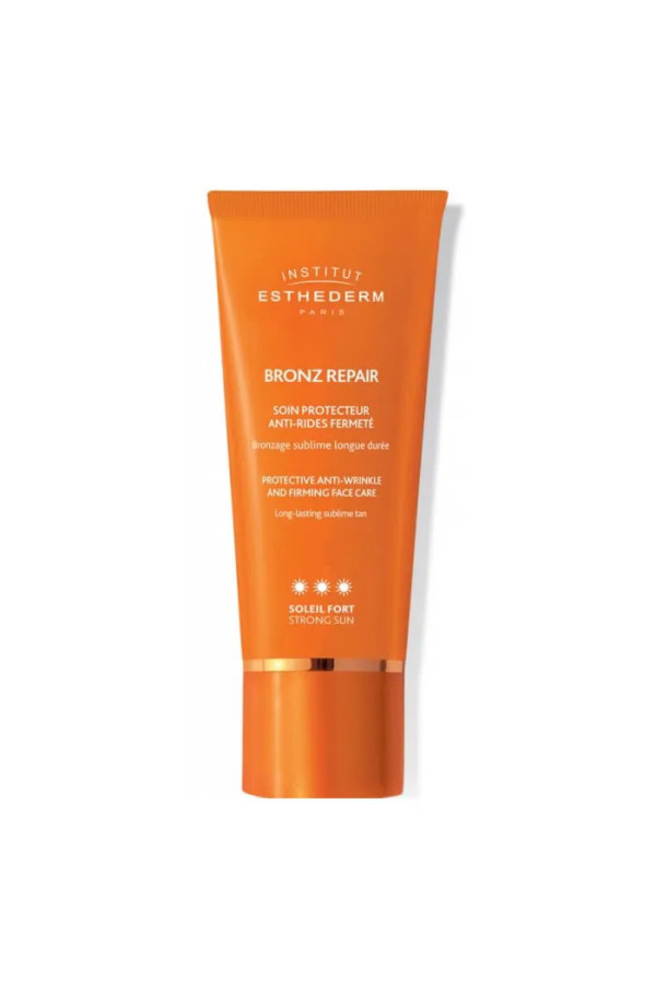 Institut Esthederm Bronz Repair Soin Protecteur Anti Rides Fermeté Soleil Doux Soleil Fort 50ml