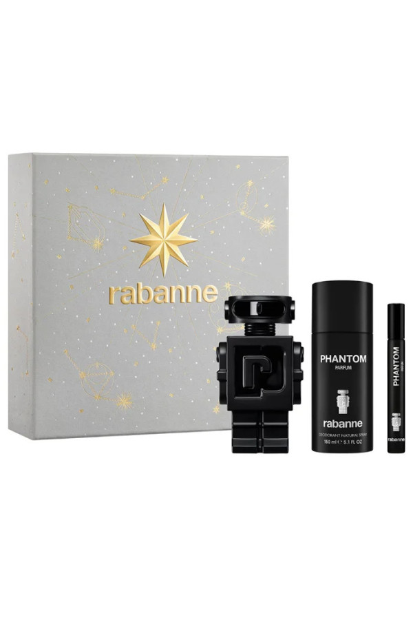 Rabanne Phantom Eau De Parfum Spray 100ml Coffret 3 Produits
