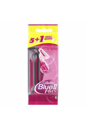 Gillette Blue II Plus 5 + 1 Unités