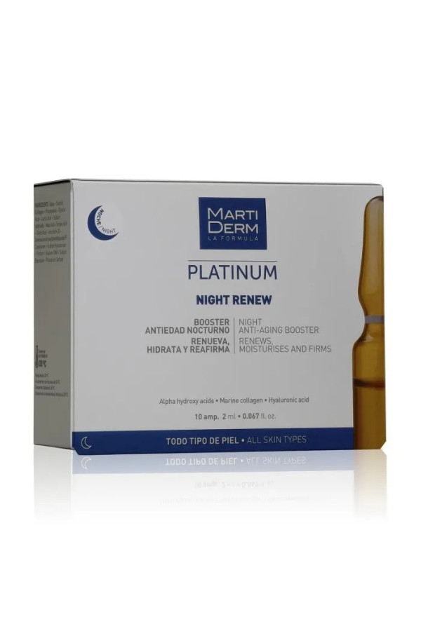 Martiderm Platinum Night Renew 10x2ml Ampoules