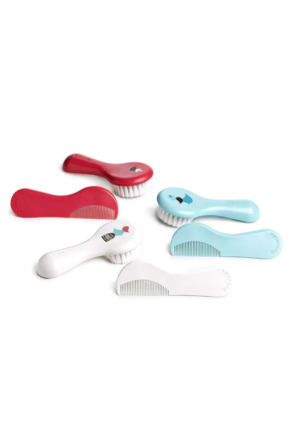 Suavinex Pink Comb Brush Set
