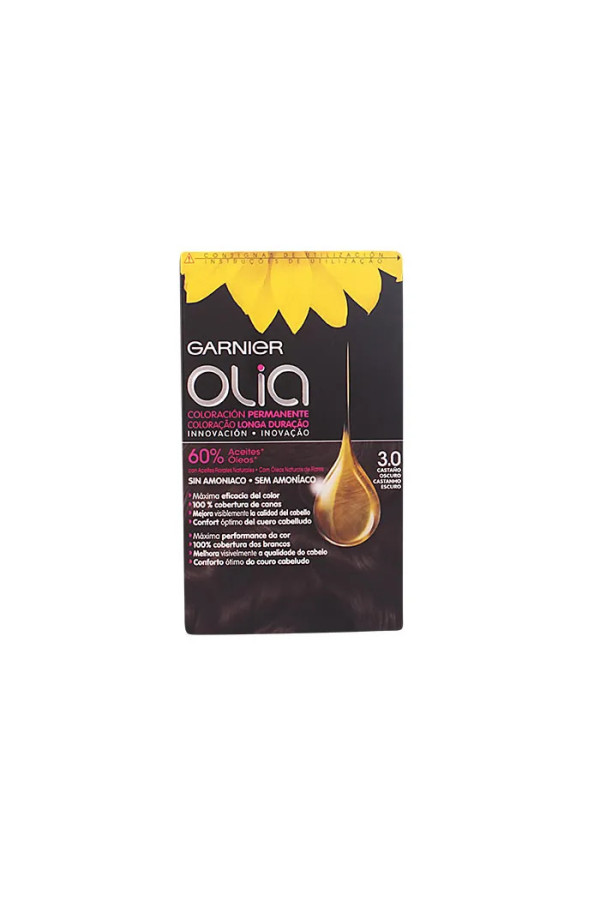 Garnier Olia Permanent Coloring 3,0 Marron Foncé